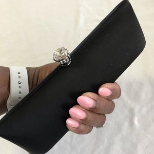 Black evening bag